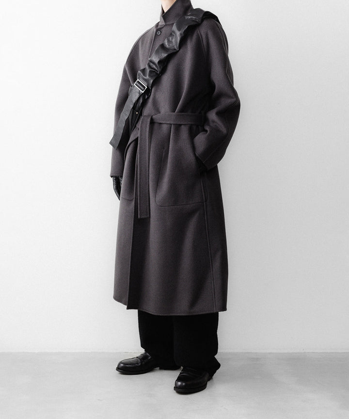 ssstein(シュタイン)のW/CA DOUBLE FACE NOTCH LAPEL COAT - GREY KHAKIの公式通販サイトsession福岡セレクトショップ