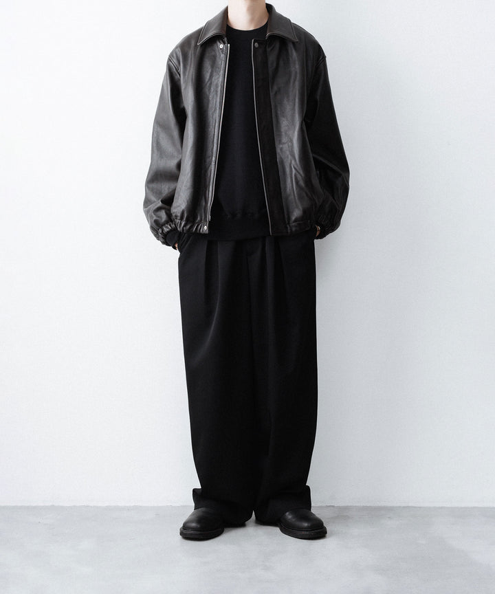 ssstein(シュタイン)の LOOPWHEEL COTTON SWEAT LS - BLACKの公式通販サイトsession福岡セレクトショップ