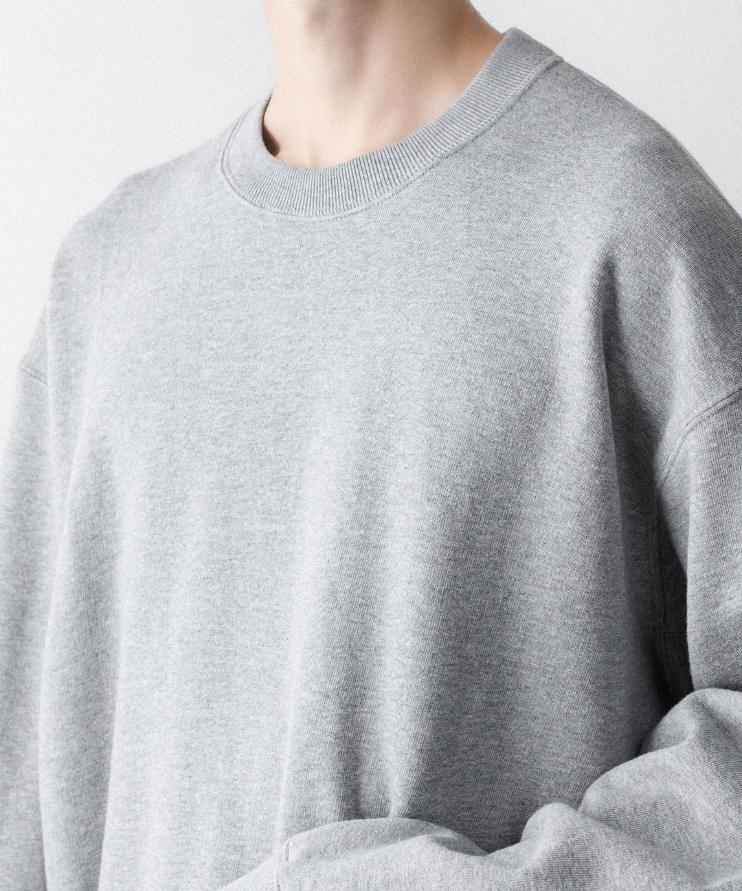 ssstein(シュタイン)の LOOPWHEEL COTTON SWEAT LS - GREYの公式通販サイトsession福岡セレクトショップ