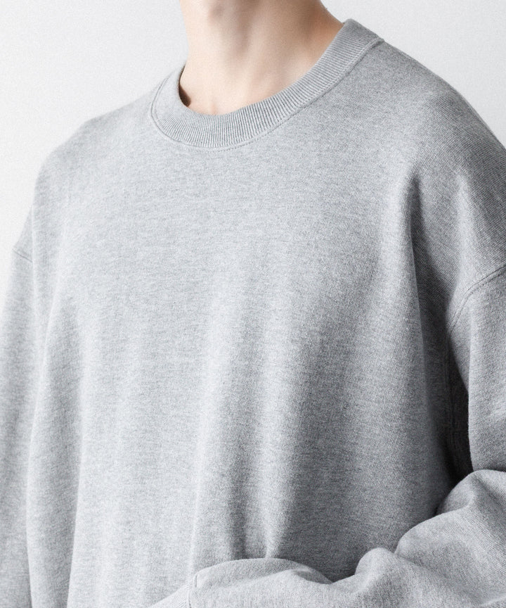 ssstein(シュタイン)の LOOPWHEEL COTTON SWEAT LS - GREYの公式通販サイトsession福岡セレクトショップ