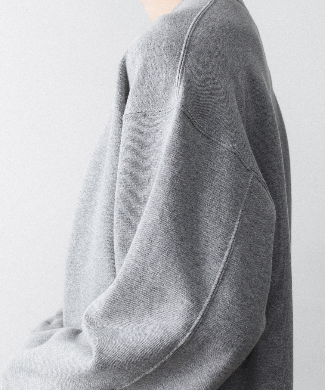 ssstein(シュタイン)の LOOPWHEEL COTTON SWEAT LS - GREYの公式通販サイトsession福岡セレクトショップ