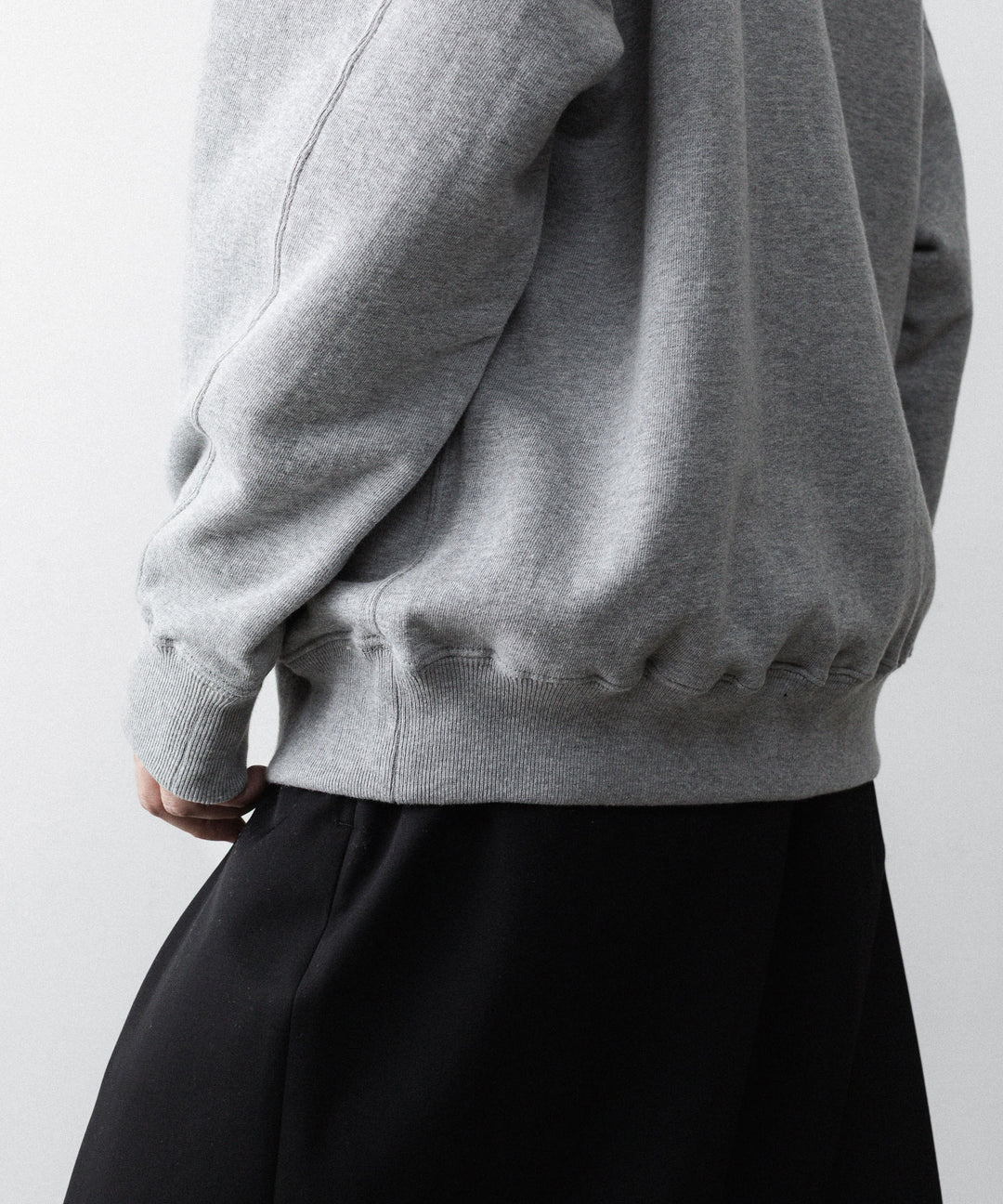 ssstein(シュタイン)の LOOPWHEEL COTTON SWEAT LS - GREYの公式通販サイトsession福岡セレクトショップ