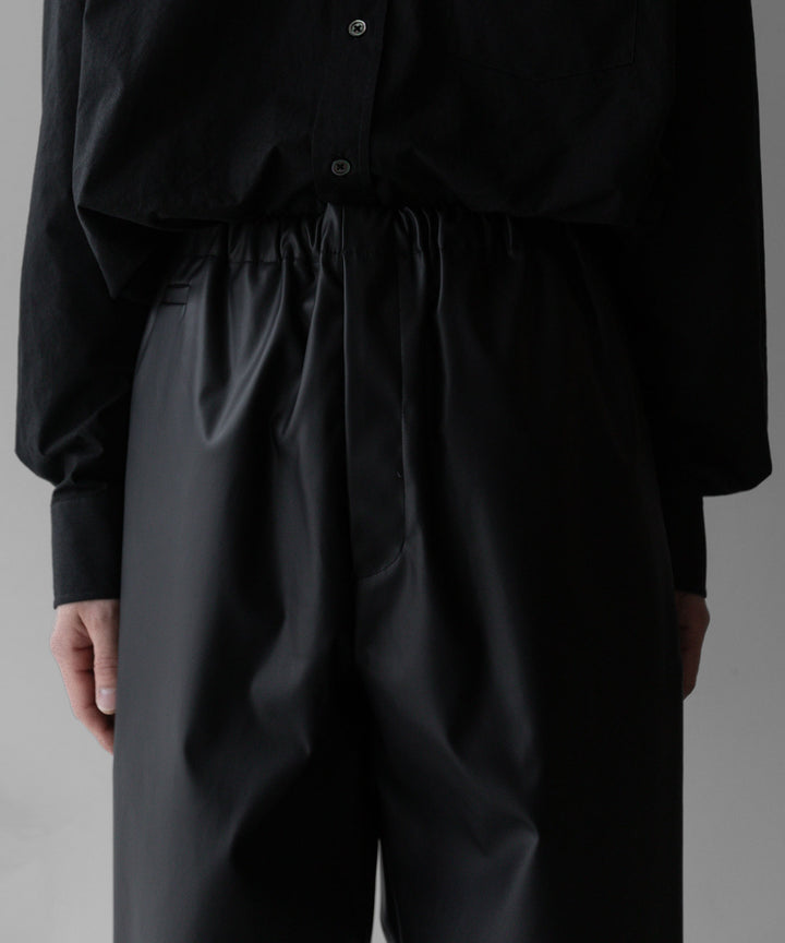 【stein】TRACK EASY TROUSERS - BLACK (AQUA DIMA®︎)
