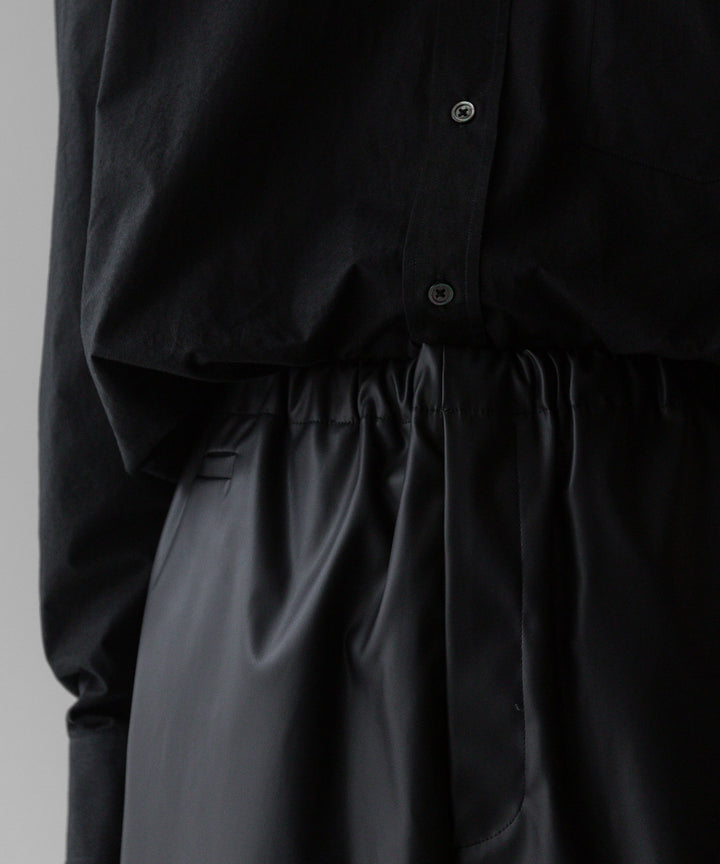 【stein】TRACK EASY TROUSERS - BLACK (AQUA DIMA®︎)