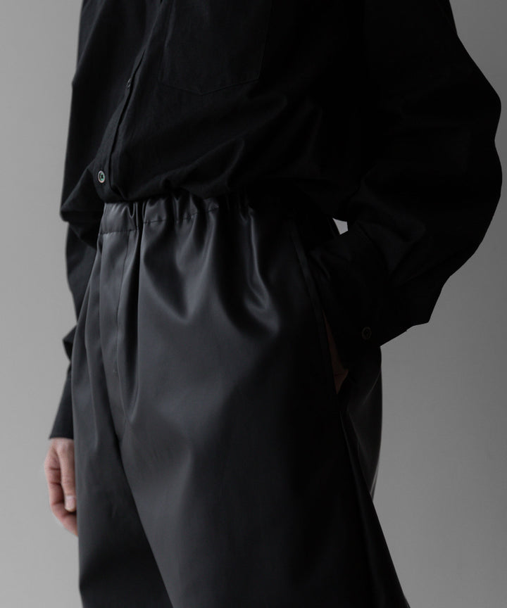 【stein】TRACK EASY TROUSERS - BLACK (AQUA DIMA®︎)