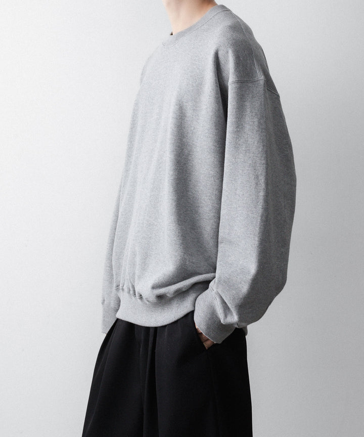 ssstein(シュタイン)の LOOPWHEEL COTTON SWEAT LS - GREYの公式通販サイトsession福岡セレクトショップ
