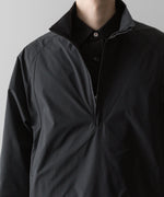 画像をギャラリービューアに読み込む, ssstein(シュタイン)の24AWコレクション WINDBREAKER NYLON HALF ZIP PULLOVER - BLACK 公式通販サイトsession福岡セレクトショップ
