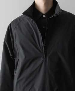 ssstein(シュタイン)の24AWコレクション WINDBREAKER NYLON HALF ZIP PULLOVER - BLACK 公式通販サイトsession福岡セレクトショップ