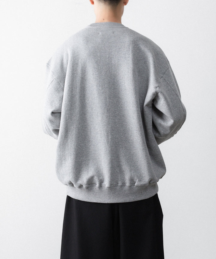 ssstein(シュタイン)の LOOPWHEEL COTTON SWEAT LS - GREYの公式通販サイトsession福岡セレクトショップ