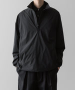 画像をギャラリービューアに読み込む, ssstein(シュタイン)の24AWコレクション WINDBREAKER NYLON HALF ZIP PULLOVER - BLACK 公式通販サイトsession福岡セレクトショップ
