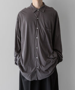 KANEMASA PHIL.-カネマサフィルの46G ARTISAN SHIRTのCHARCOAL公式通販サイトsession福岡セレクトショップ