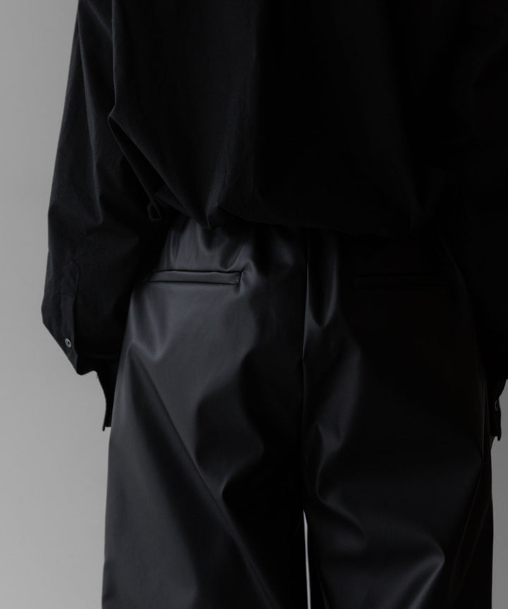 【stein】TRACK EASY TROUSERS - BLACK (AQUA DIMA®︎)
