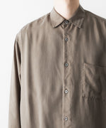 画像をギャラリービューアに読み込む, ssstein(シュタイン)のCUPRO FIBRIL OVERSIZED LS SHIRT - KHAKIの公式通販サイトsession福岡セレクトショップ
