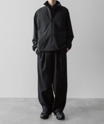 画像をギャラリービューアに読み込む, ssstein(シュタイン)の24AWコレクション WINDBREAKER NYLON HALF ZIP PULLOVER - BLACK 公式通販サイトsession福岡セレクトショップ
