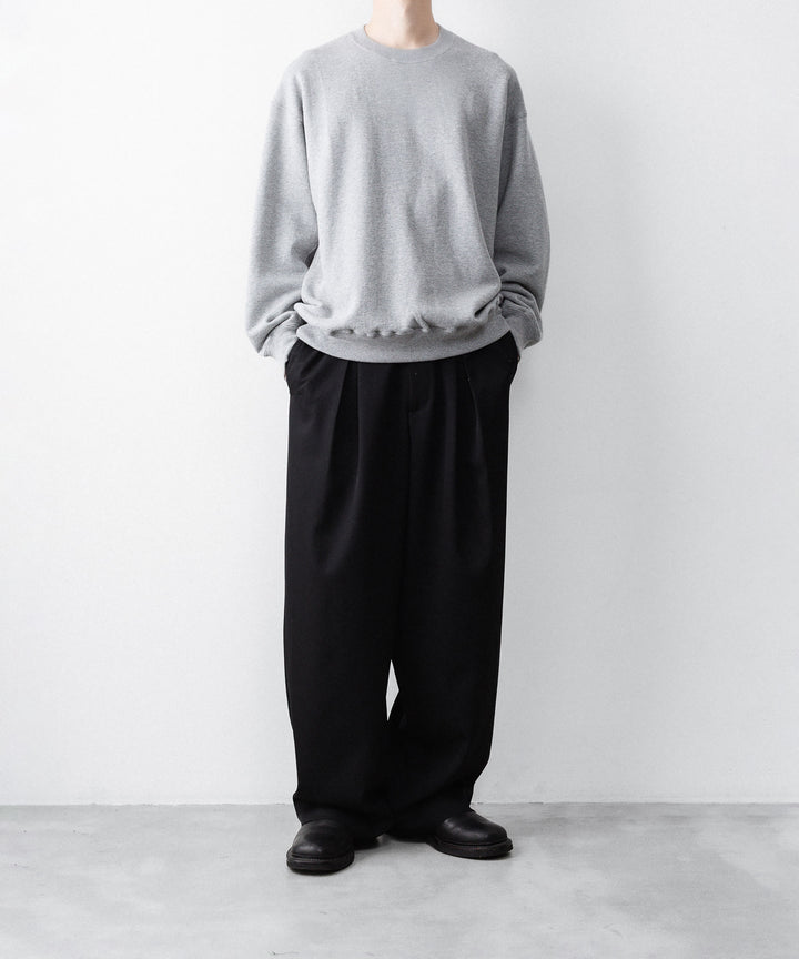 ssstein(シュタイン)の LOOPWHEEL COTTON SWEAT LS - GREYの公式通販サイトsession福岡セレクトショップ