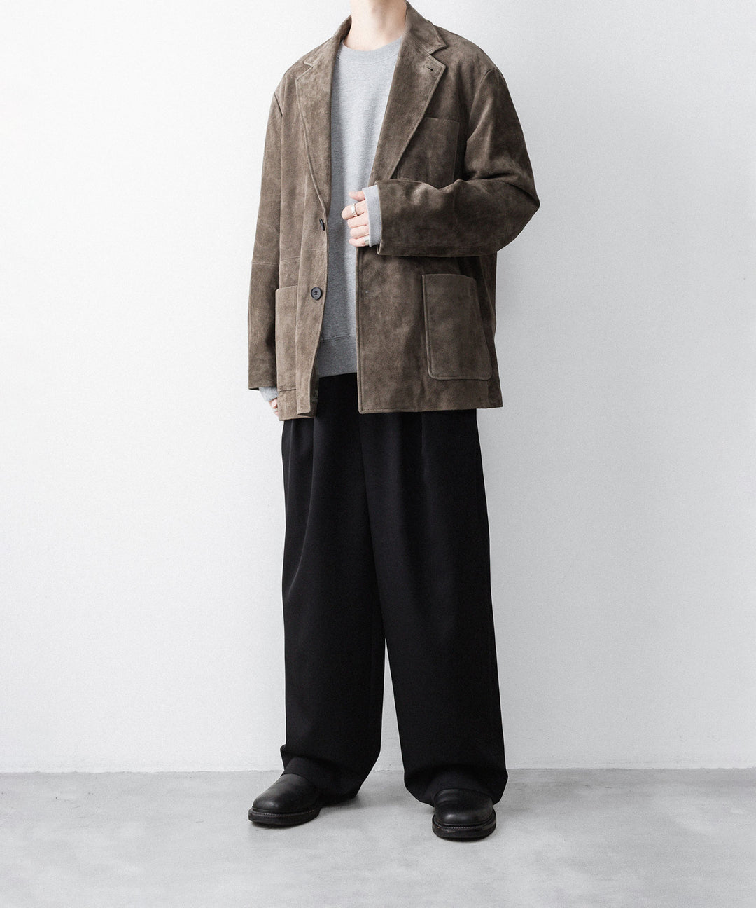 ssstein(シュタイン)の LOOPWHEEL COTTON SWEAT LS - GREYの公式通販サイトsession福岡セレクトショップ
