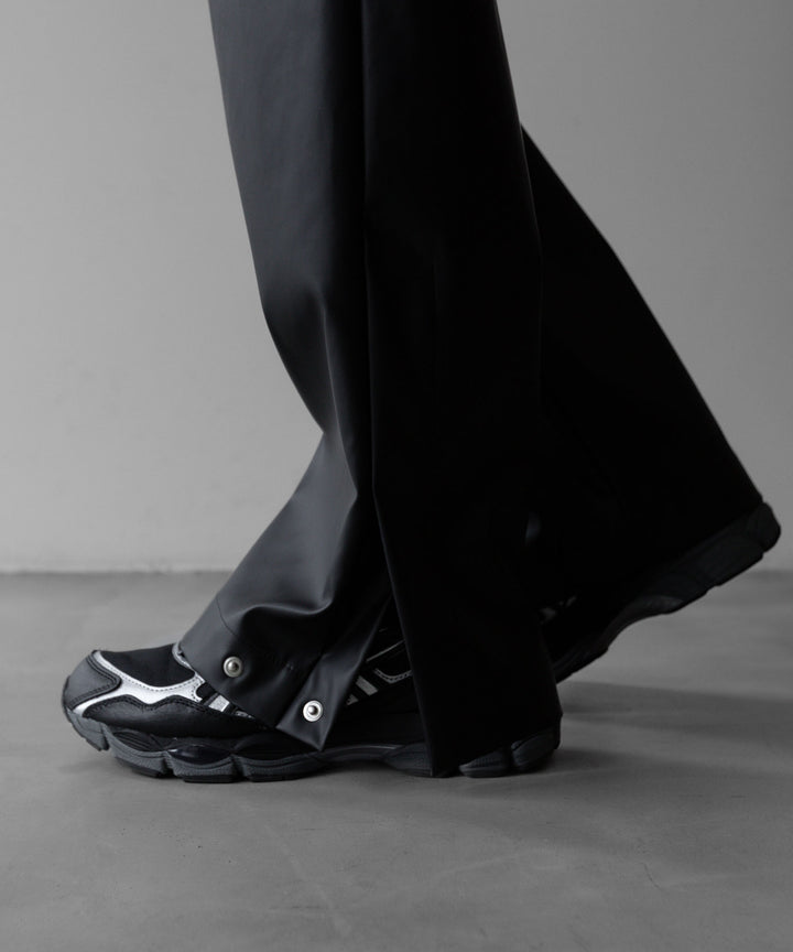 【stein】TRACK EASY TROUSERS - BLACK (AQUA DIMA®︎)