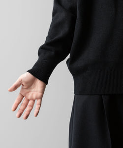 ssstein(シュタイン)の24AWコレクション EXTRA FINE WOOL KNIT DEEP V NECK LS - BLACK 公式通販サイトsession福岡セレクトショップ