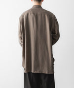 画像をギャラリービューアに読み込む, ssstein(シュタイン)のCUPRO FIBRIL OVERSIZED LS SHIRT - KHAKIの公式通販サイトsession福岡セレクトショップ
