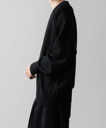 画像をギャラリービューアに読み込む, ssstein(シュタイン)の24AWコレクション EXTRA FINE WOOL KNIT DEEP V NECK LS - BLACK 公式通販サイトsession福岡セレクトショップ
