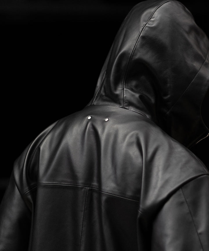 ssstein(シュタイン)のLEATHER HOODED SHORT JACKET - BLACKの公式通販サイトsession福岡セレクトショップ
