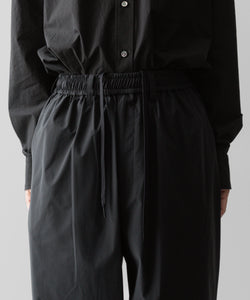 ssstein(シュタイン)の24AWコレクション WINDBREAKER EASY WIDE TROUSERS - BLACK 公式通販サイトsession福岡セレクトショップ