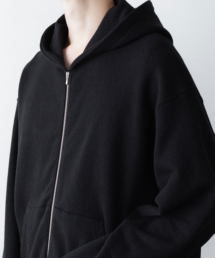 ssstein(シュタイン)のLOOPWHEEL COTTON SWEAT ZIP HOODY - BLACKの公式通販サイトsession福岡セレクトショップ