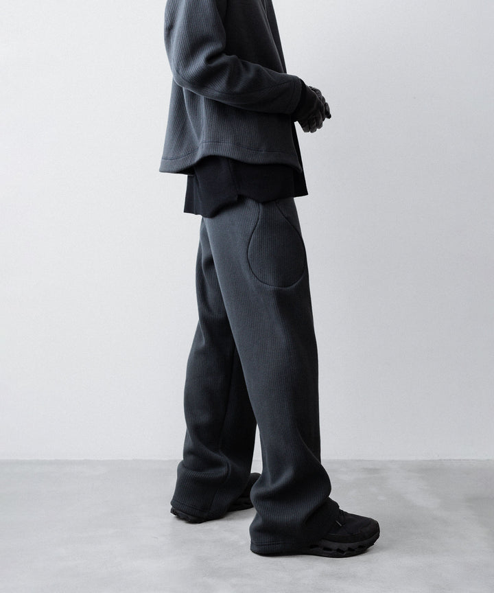 OPPOSE DUALITY-オポーズデュアリティのSUB ONG RIB SWEAT PANTSのBLACK公式通販サイトsession福岡セレクトショップ