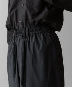 ssstein(シュタイン)の24AWコレクション WINDBREAKER EASY WIDE TROUSERS - BLACK 公式通販サイトsession福岡セレクトショップ