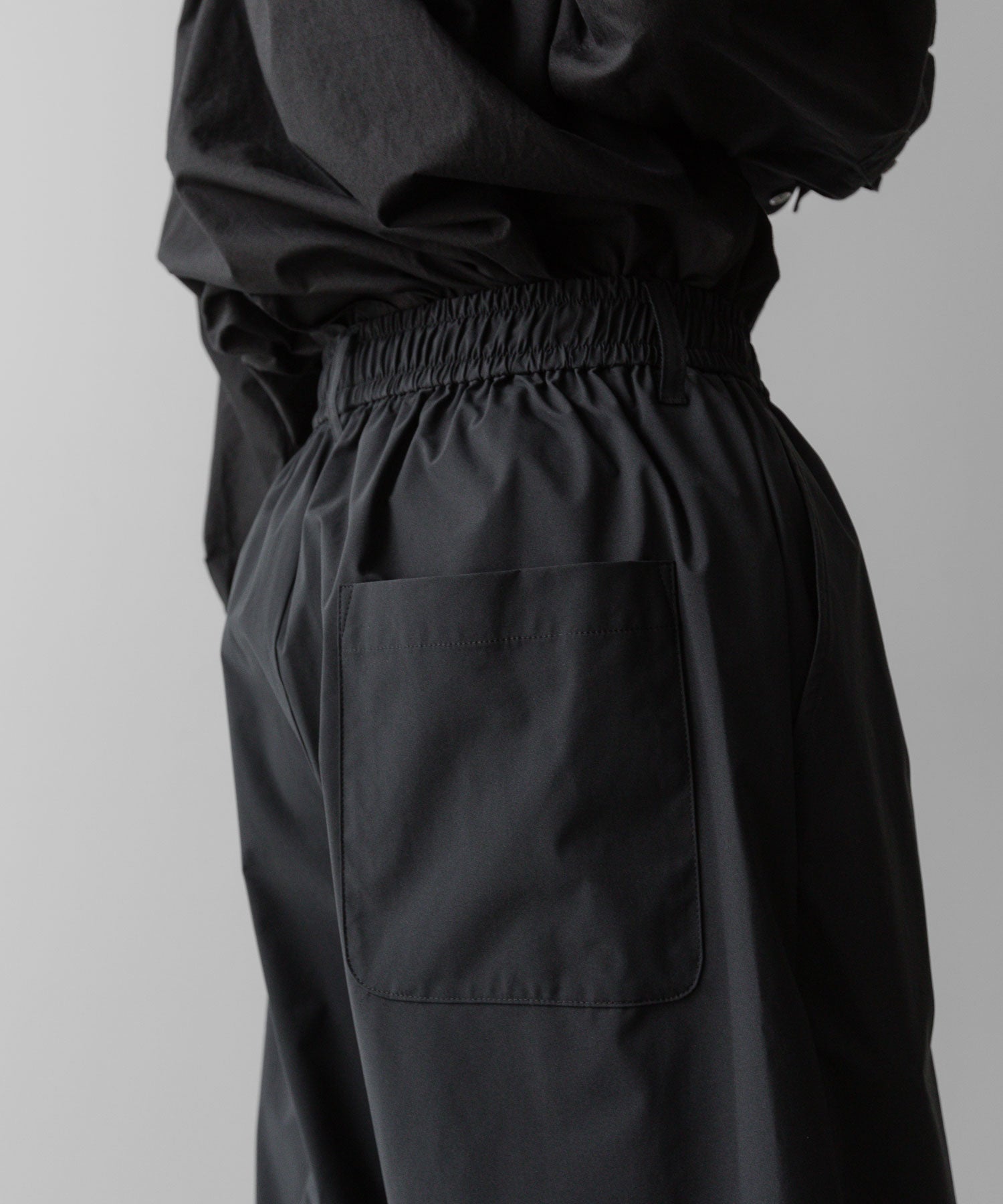 ssstein(シュタイン)の24AWコレクション WINDBREAKER EASY WIDE TROUSERS - BLACK 公式通販サイトsession福岡セレクトショップ