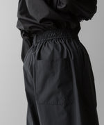 画像をギャラリービューアに読み込む, ssstein(シュタイン)の24AWコレクション WINDBREAKER EASY WIDE TROUSERS - BLACK 公式通販サイトsession福岡セレクトショップ
