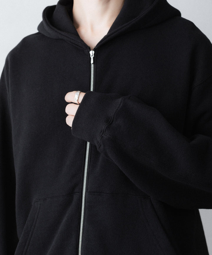 ssstein(シュタイン)のLOOPWHEEL COTTON SWEAT ZIP HOODY - BLACKの公式通販サイトsession福岡セレクトショップ