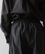 画像をギャラリービューアに読み込む, ssstein(シュタイン)の24AWコレクション WINDBREAKER EASY WIDE TROUSERS - BLACK 公式通販サイトsession福岡セレクトショップ
