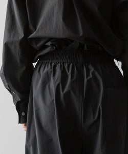 ssstein(シュタイン)の24AWコレクション WINDBREAKER EASY WIDE TROUSERS - BLACK 公式通販サイトsession福岡セレクトショップ