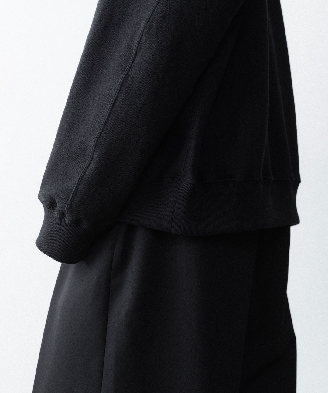 ssstein(シュタイン)のLOOPWHEEL COTTON SWEAT ZIP HOODY - BLACKの公式通販サイトsession福岡セレクトショップ