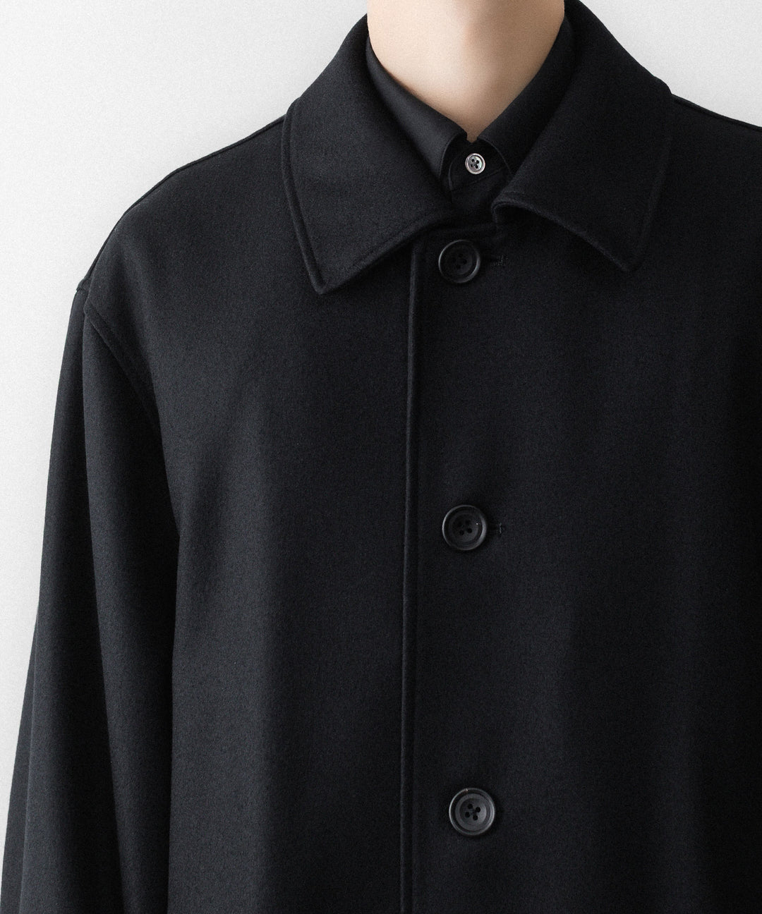ssstein(シュタイン)のWOOL MELTON OVERSIZED INVESTIGATED COAT - BLACKの公式通販サイトsession福岡セレクトショップ