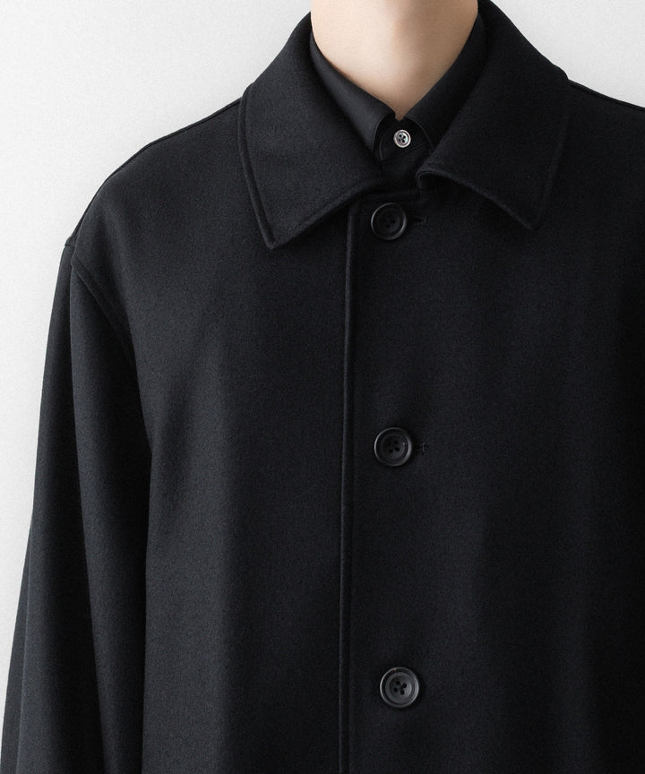 ssstein(シュタイン)のWOOL MELTON OVERSIZED INVESTIGATED COAT - BLACKの公式通販サイトsession福岡セレクトショップ