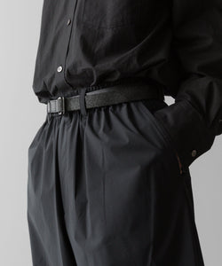 ssstein(シュタイン)の24AWコレクション WINDBREAKER EASY WIDE TROUSERS - BLACK 公式通販サイトsession福岡セレクトショップ