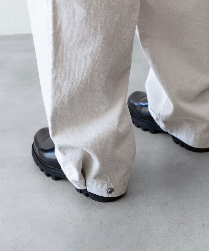 ANTHEM A アンセムエーのWASHED DENIM NO-BRAINER PANTSのECRU 公式通販サイトsession福岡セレクトショップ