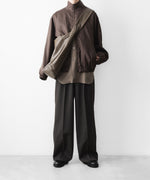 画像をギャラリービューアに読み込む, ssstein(シュタイン)のEASY LONG WIDE TROUSERS - GREY KHAKIの公式通販サイトsession福岡セレクトショップ
