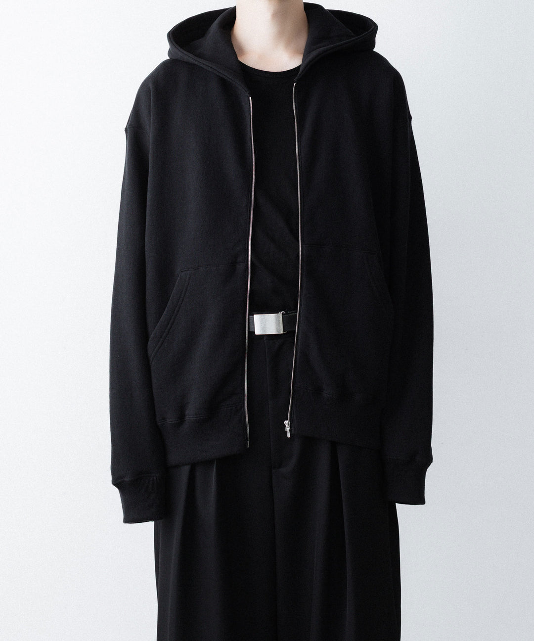 ssstein(シュタイン)のLOOPWHEEL COTTON SWEAT ZIP HOODY - BLACKの公式通販サイトsession福岡セレクトショップ