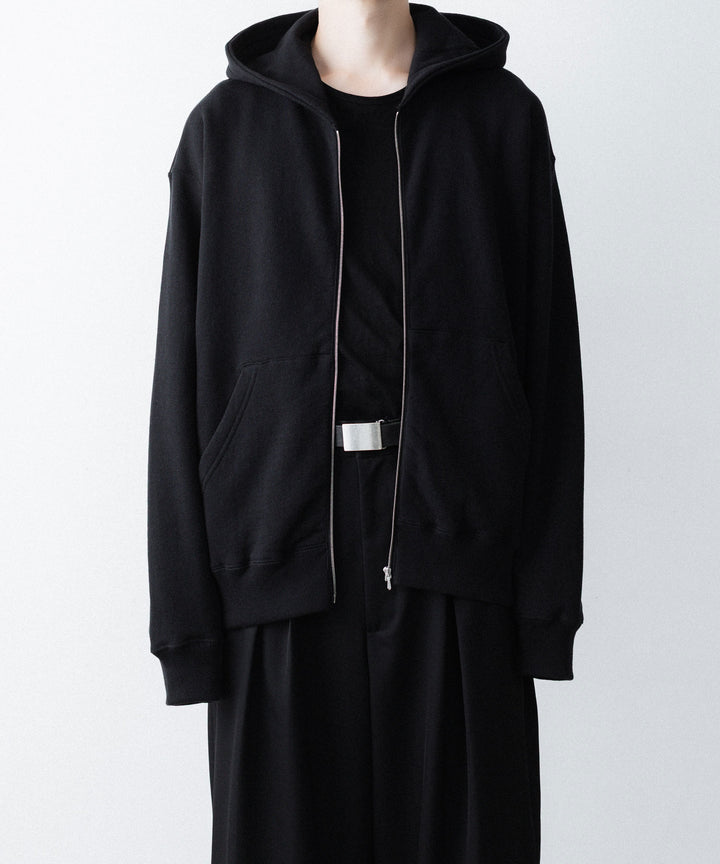 ssstein(シュタイン)のLOOPWHEEL COTTON SWEAT ZIP HOODY - BLACKの公式通販サイトsession福岡セレクトショップ