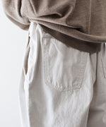 画像をギャラリービューアに読み込む, ANTHEM A アンセムエーのWASHED DENIM NO-BRAINER PANTSのECRU 公式通販サイトsession福岡セレクトショップ
