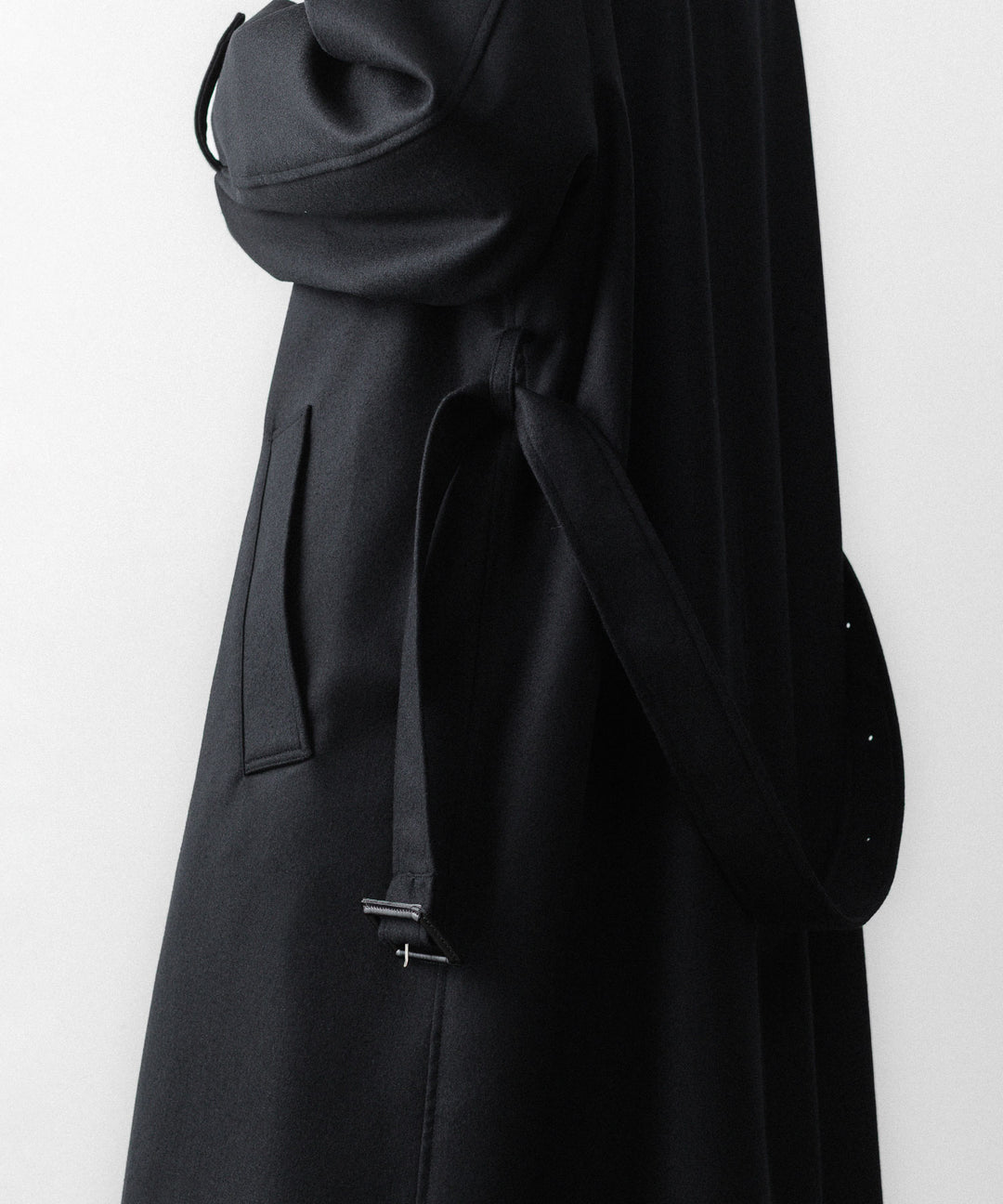 ssstein(シュタイン)のWOOL MELTON OVERSIZED INVESTIGATED COAT - BLACKの公式通販サイトsession福岡セレクトショップ