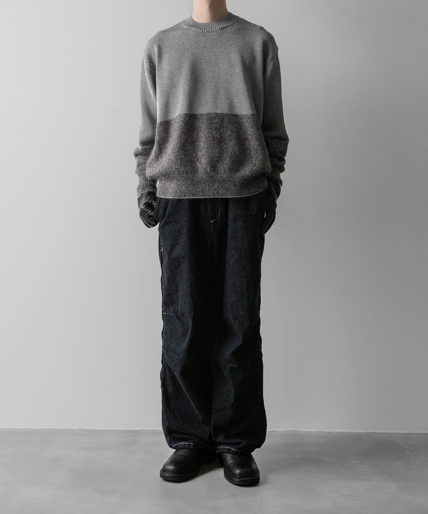 ssstein(シュタイン)の24AWコレクション ECO DENIM SIDE ZIP EASY TROUSERS  - INDIGO 公式通販サイトsession福岡セレクトショップ