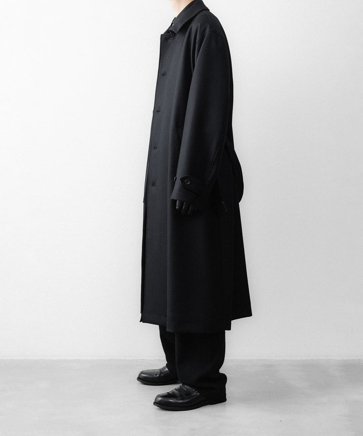 ssstein(シュタイン)のWOOL MELTON OVERSIZED INVESTIGATED COAT - BLACKの公式通販サイトsession福岡セレクトショップ