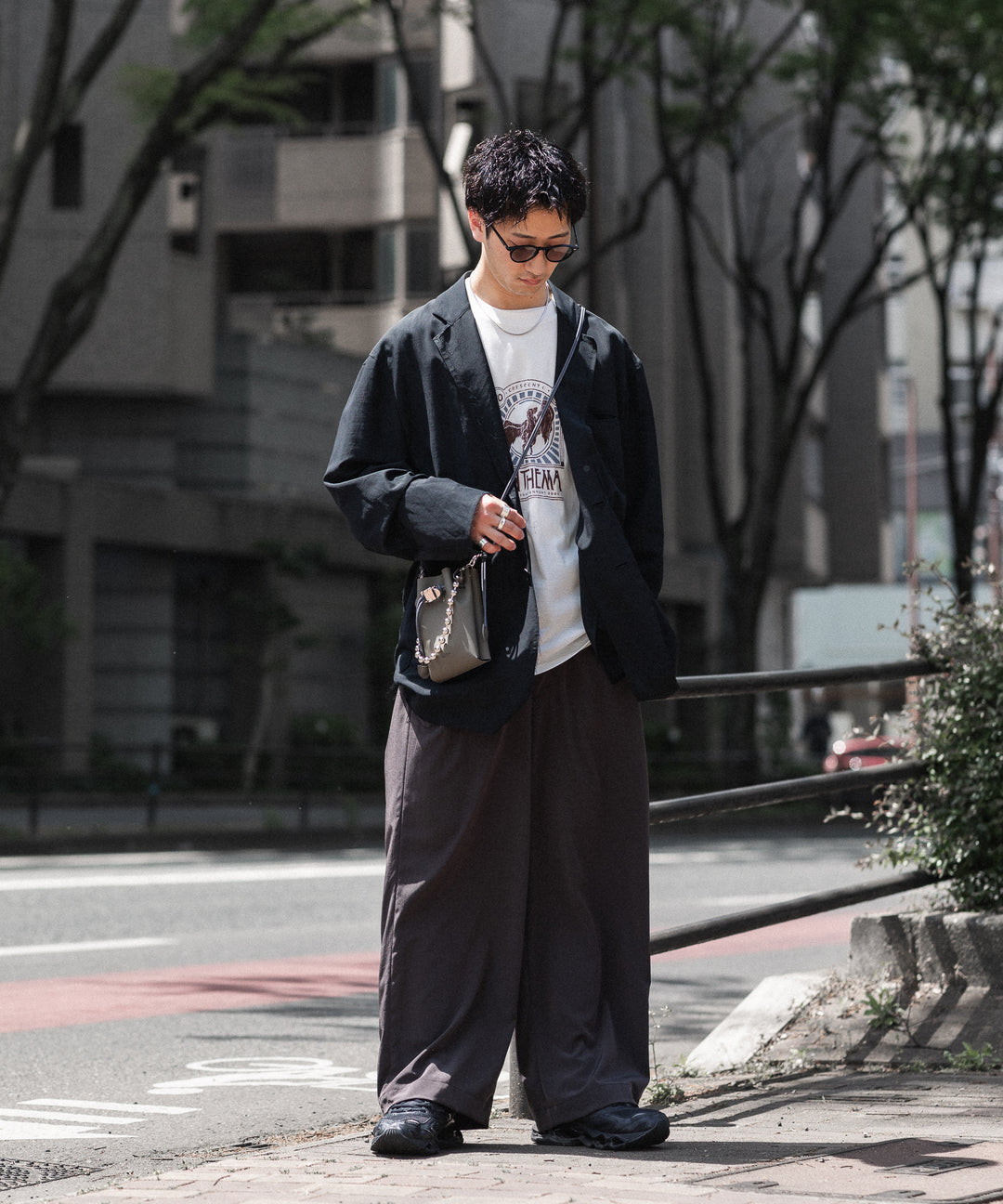 【ANTHEM A】ANTHEM A BAND T-SHIRT - OFF WHITE