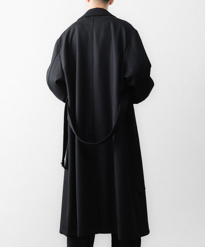 ssstein(シュタイン)のWOOL MELTON OVERSIZED INVESTIGATED COAT - BLACKの公式通販サイトsession福岡セレクトショップ