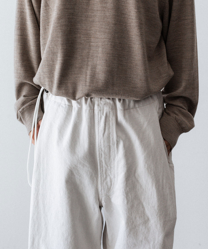 ANTHEM A アンセムエーのWASHED DENIM NO-BRAINER PANTSのECRU 公式通販サイトsession福岡セレクトショップ