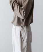 画像をギャラリービューアに読み込む, ANTHEM A アンセムエーのWASHED DENIM NO-BRAINER PANTSのECRU 公式通販サイトsession福岡セレクトショップ
